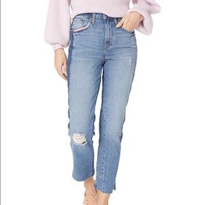 NWT Ella Moss High Waist Straight Leg Ankle Jean